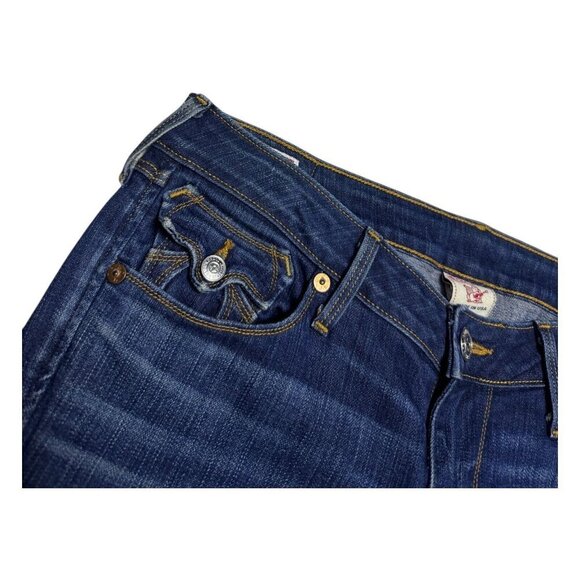 True Religion Blue Flare Jeans - Picture 5 of 9